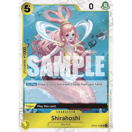 Image for Shirahoshi (OP03-116) (Jolly Roger Foil) (OP03-116) (PRB-01) - One Piece Card Game