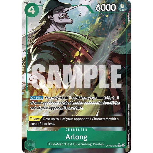 Image for Arlong (Full Art) (OP06-023) (PRB-01) - One Piece Card Game