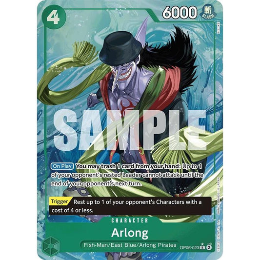 Image for Arlong (Alternate Art) (OP06-023) (PRB-01) - One Piece Card Game