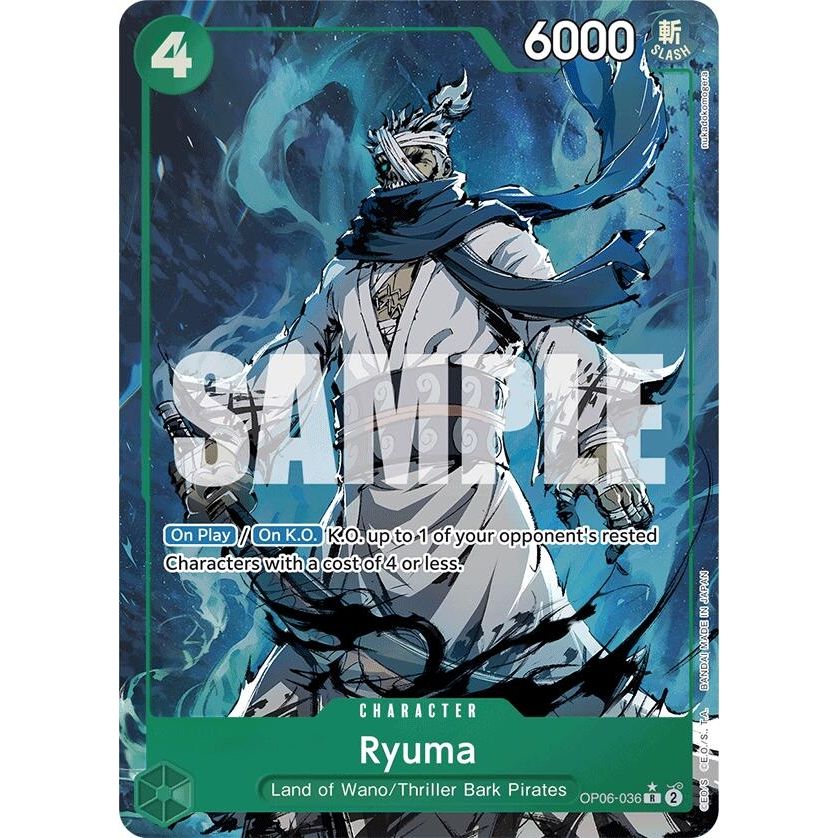 Image for Ryuma (Alternate Art) (OP06-036) (PRB-01) - One Piece Card Game