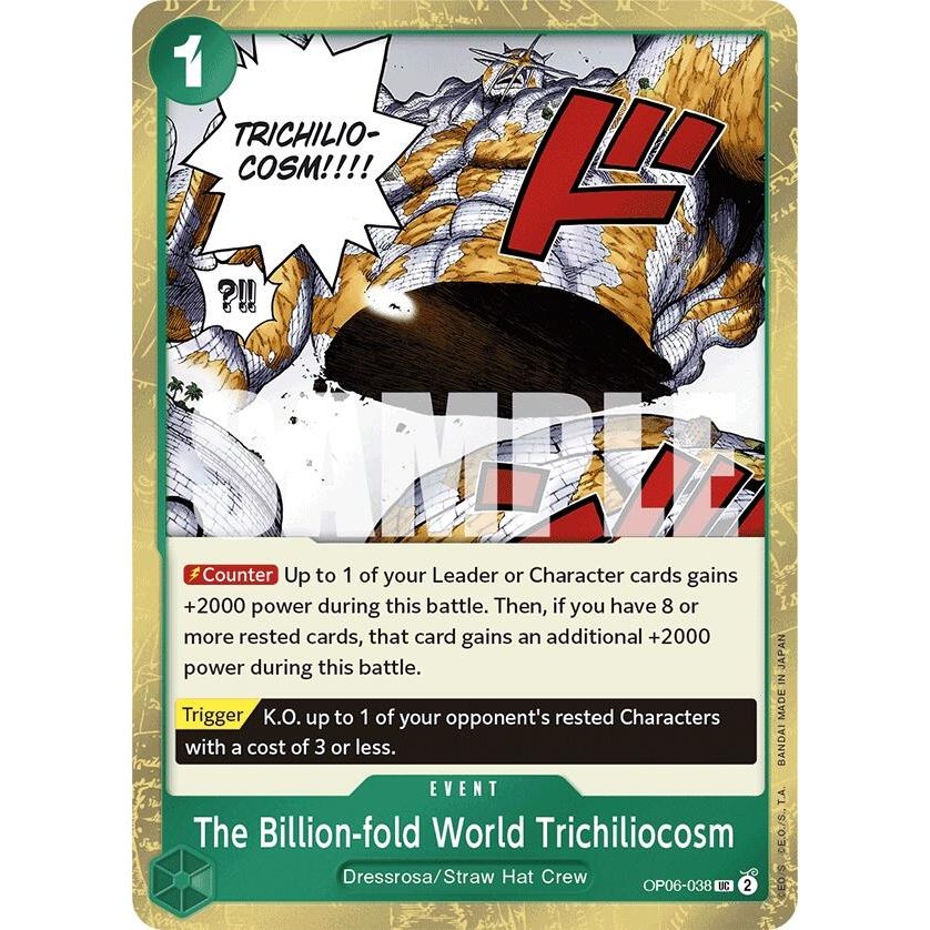 Image for The Billion-fold World Trichiliocosm (Jolly Roger Foil) (OP06-038) (PRB-01) - One Piece Card Game