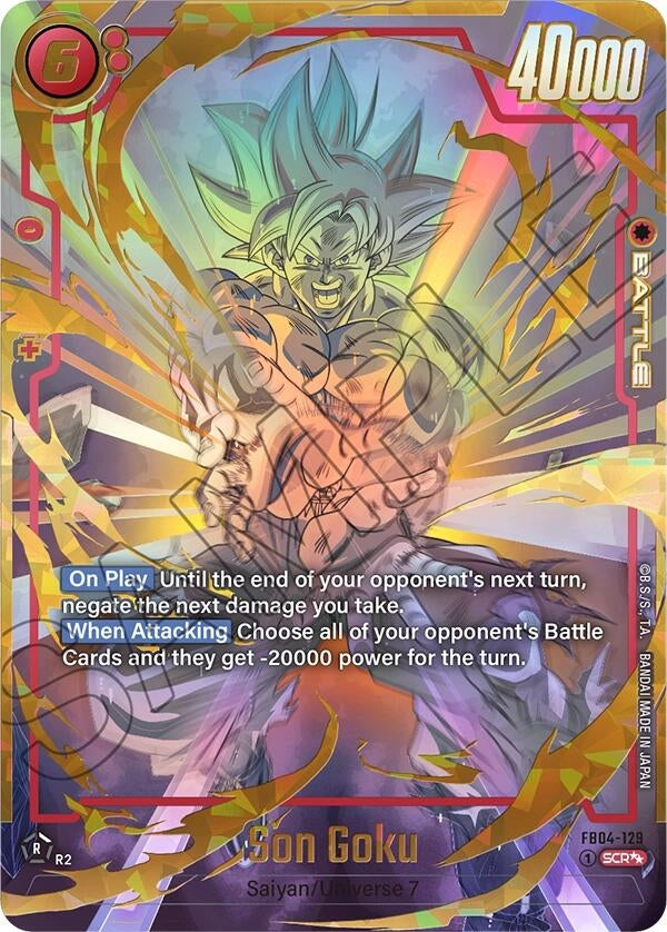 Image for Son Goku - FB04-129 (Super Alternate Art) (FB04-129) (FB04) - Dragon Ball Super: Fusion World
