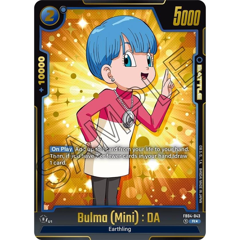 Image for Bulma (Mini) : DA (Alternate Art) (FB04-043) (FB04) - Dragon Ball Super: Fusion World