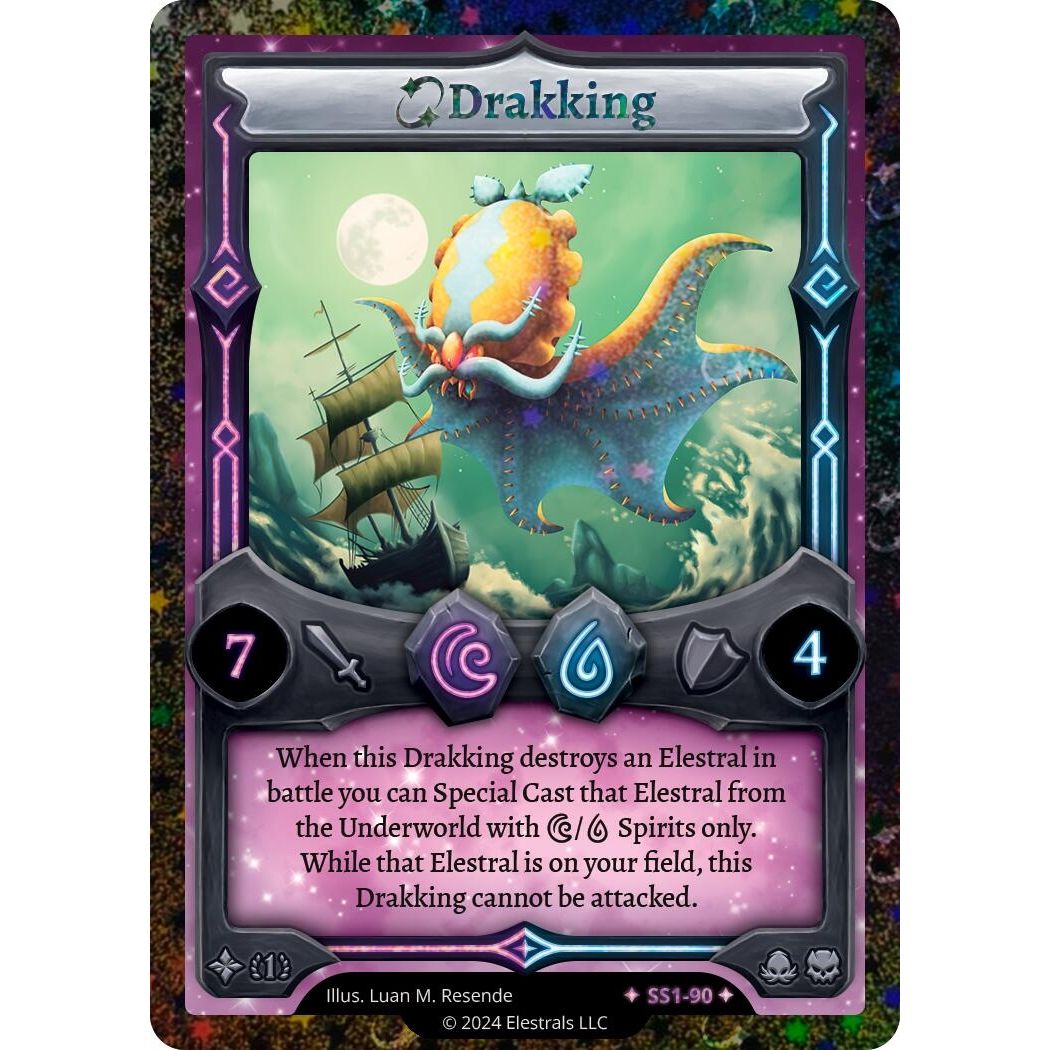 Image for Drakking (SS1-90) (SS1-90) (SS1) - Elestrals