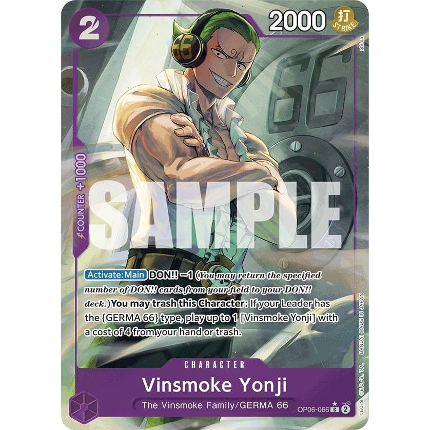 Image for Vinsmoke Yonji (OP06-066) (Full Art) (OP06-066) (PRB-01) - One Piece Card Game