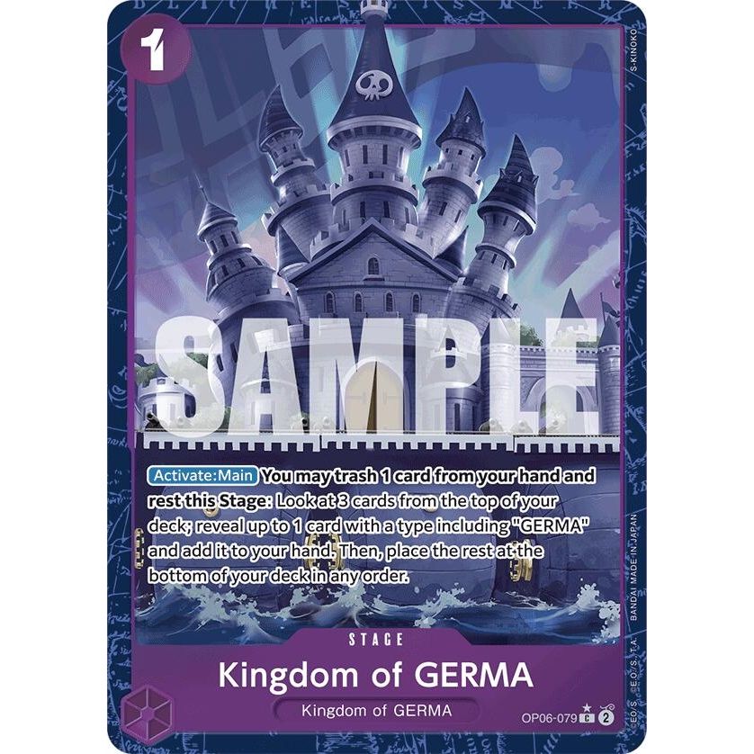Image for Kingdom of GERMA (Alternate Art) (OP06-079) (PRB-01) - One Piece Card Game