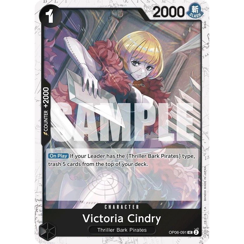 Image for Victoria Cindry (Jolly Roger Foil) (OP06-091) (PRB-01) - One Piece Card Game