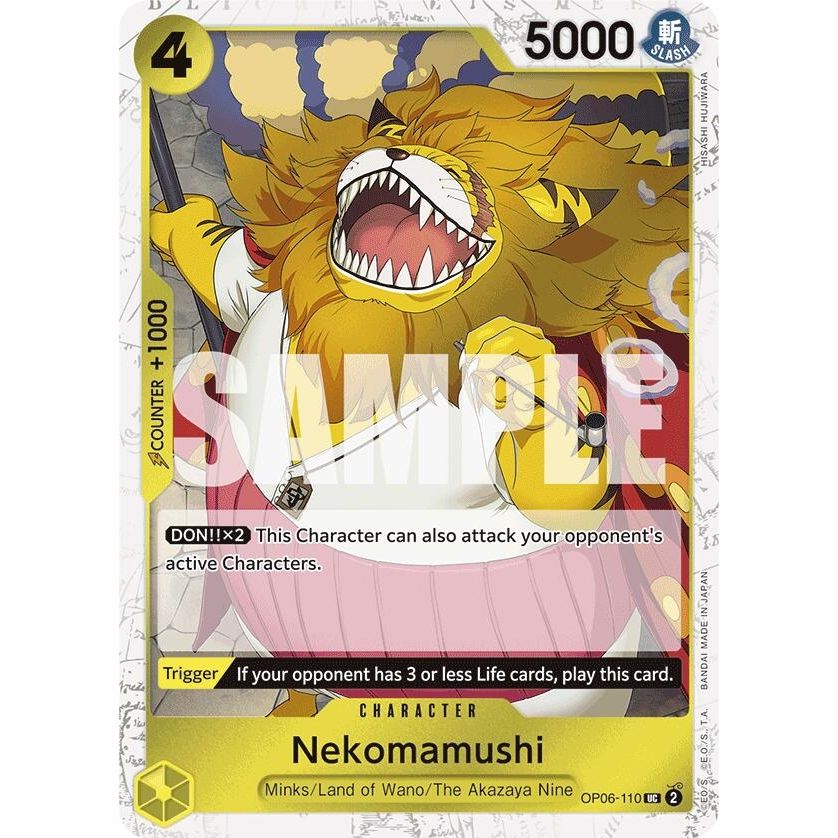 Image for Nekomamushi (Jolly Roger Foil) (OP06-110) (PRB-01) - One Piece Card Game