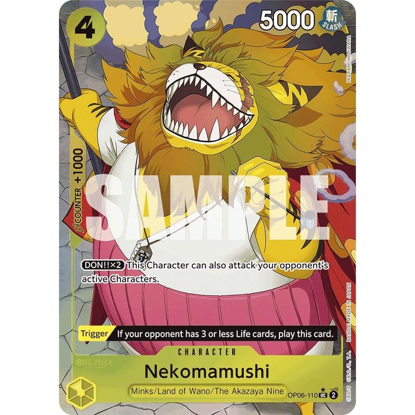 Image for Nekomamushi (Full Art) (OP06-110) (PRB-01) - One Piece Card Game