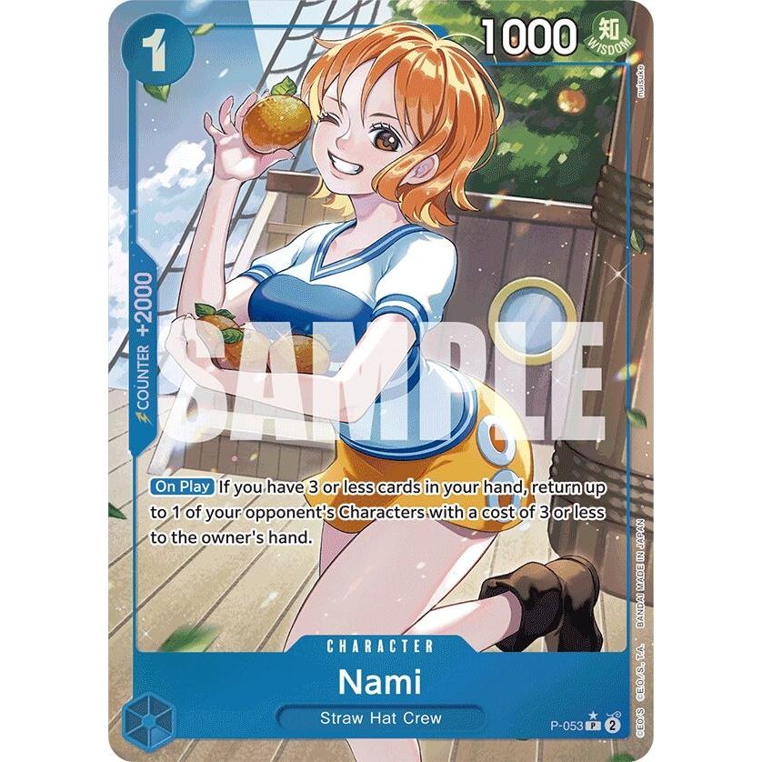 Image for Nami (P-053) (Full Art) (P-053) (PRB-01) - One Piece Card Game