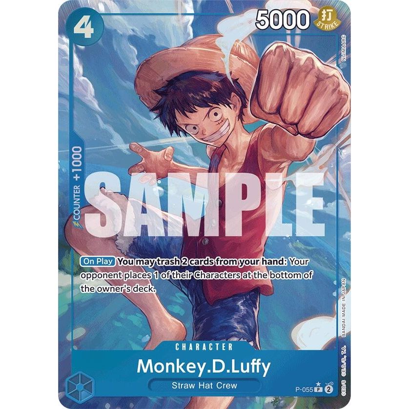 Image for Monkey.D.Luffy (P-055) (Full Art) (P-055) (PRB-01) - One Piece Card Game