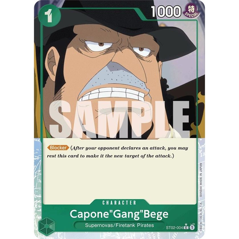 Image for Capone"Gang"Bege (ST02-004) (Full Art) (ST02-004) (PRB-01) - One Piece Card Game