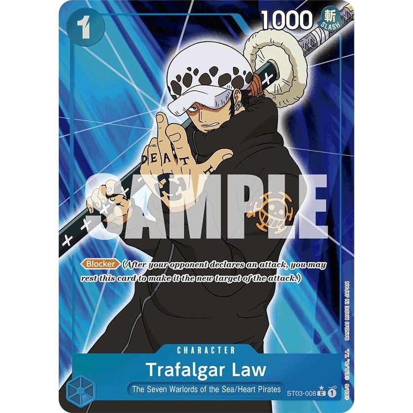 Image for Trafalgar Law (ST03-008) (Full Art) (ST03-008) (PRB-01) - One Piece Card Game
