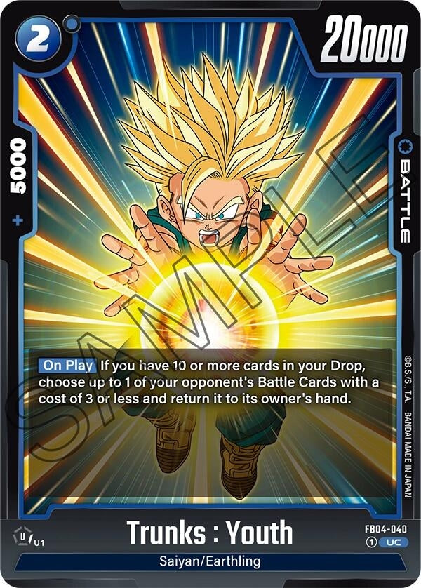 Image for Trunks : Youth (FB04-040) (FB04) - Dragon Ball Super: Fusion World