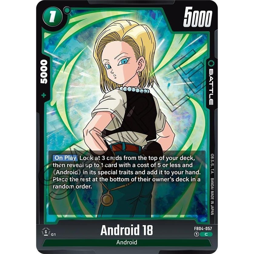 Image for Android 18 (FB04-057) (FB04) - Dragon Ball Super: Fusion World