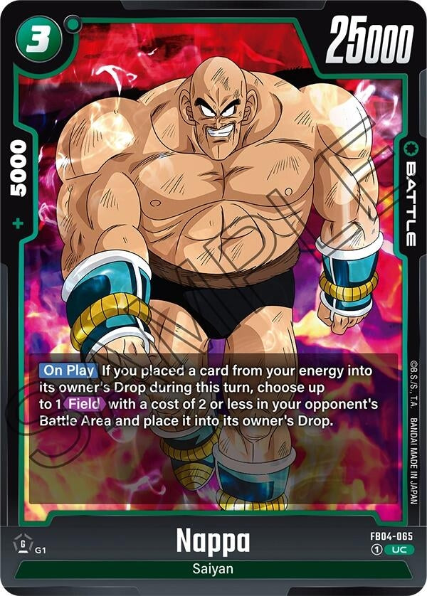 Image for Nappa - FB04-065 (FB04-065) (FB04) - Dragon Ball Super: Fusion World