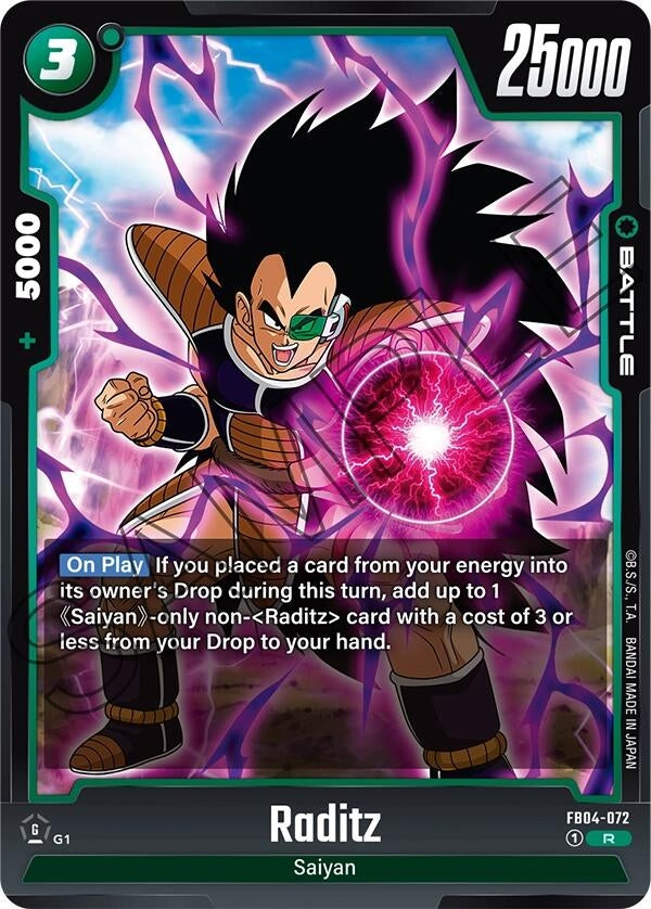 Image for Raditz (FB04-072) (FB04) - Dragon Ball Super: Fusion World
