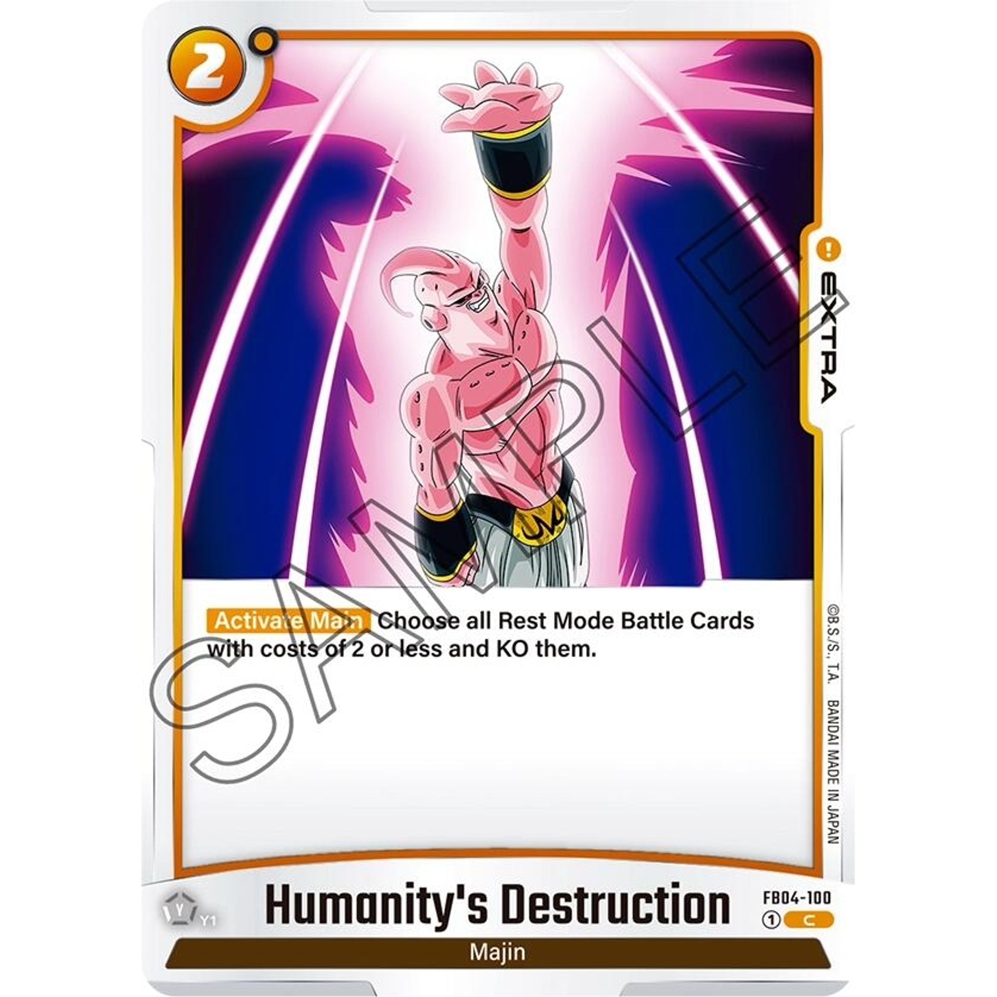 Image for Humanity's Destruction (FB04-100) (FB04) - Dragon Ball Super: Fusion World