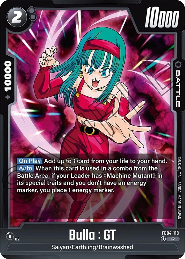 Image for Bulla : GT (FB04-119) (FB04) - Dragon Ball Super: Fusion World