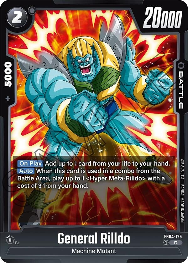 Image for General Rilldo (FB04-125) (FB04) - Dragon Ball Super: Fusion World