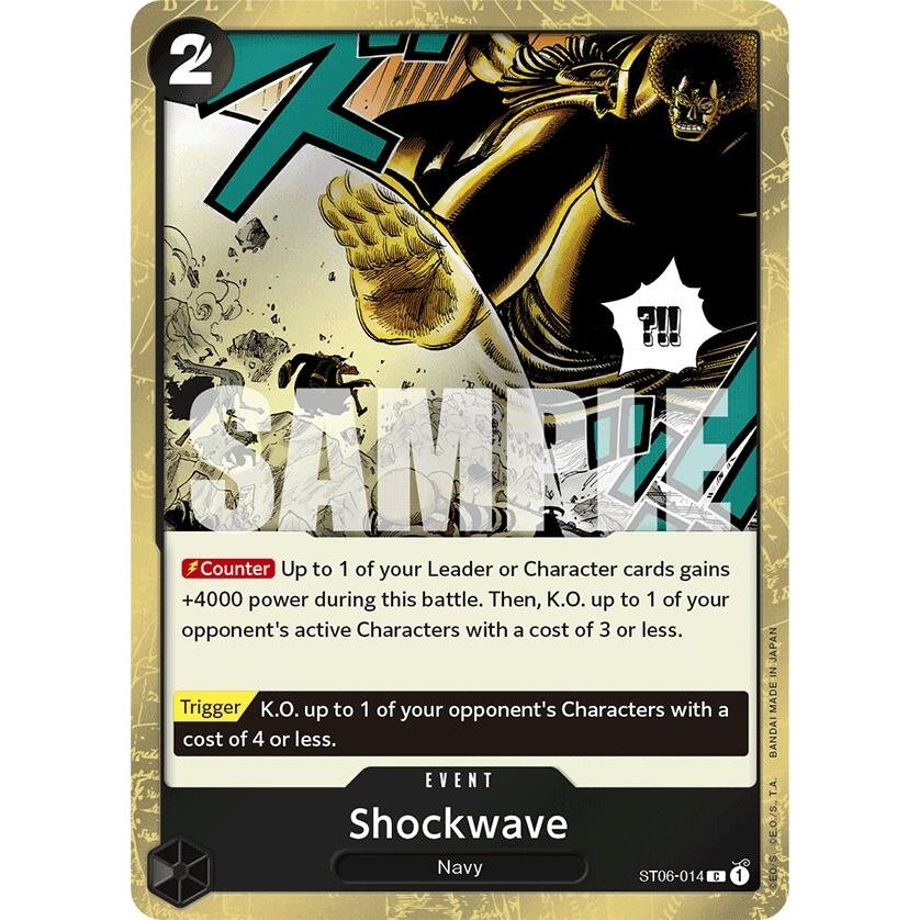 Image for Shockwave (Jolly Roger Foil) (ST06-014) (PRB-01) - One Piece Card Game