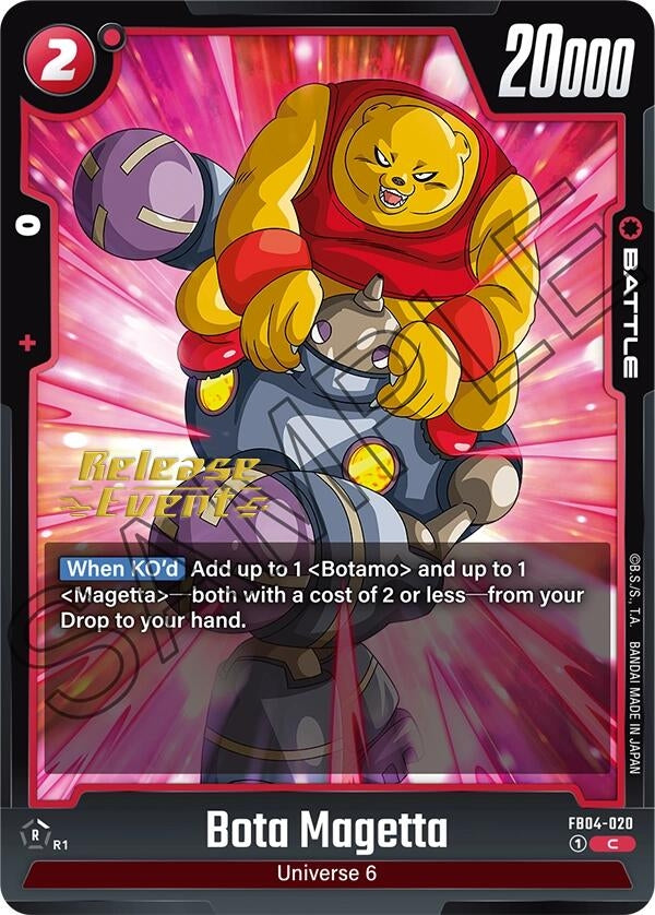 Image for Bota Magetta (FB04-020) (FB04_PR) - Dragon Ball Super: Fusion World