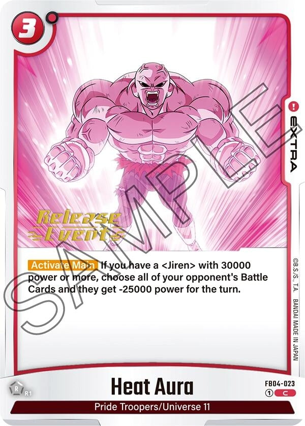 Image for Heat Aura (FB04-023) (FB04_PR) - Dragon Ball Super: Fusion World