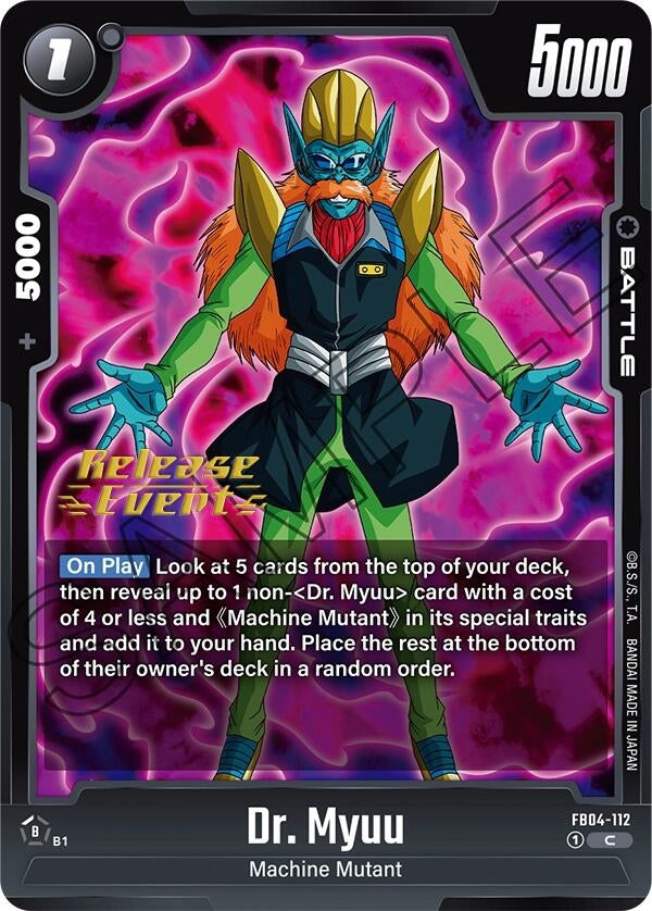 Image for Dr. Myuu (FB04-112) (FB04_PR) - Dragon Ball Super: Fusion World