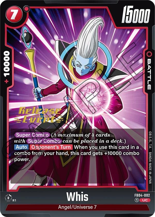Image for Whis (FB04-002) (FB04_PR) - Dragon Ball Super: Fusion World