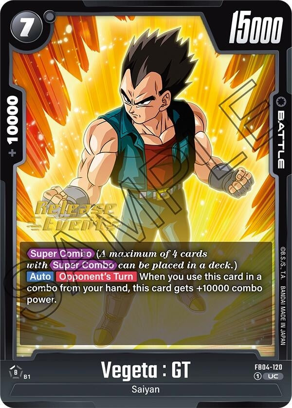 Image for Vegeta : GT (FB04-120) (FB04_PR) - Dragon Ball Super: Fusion World
