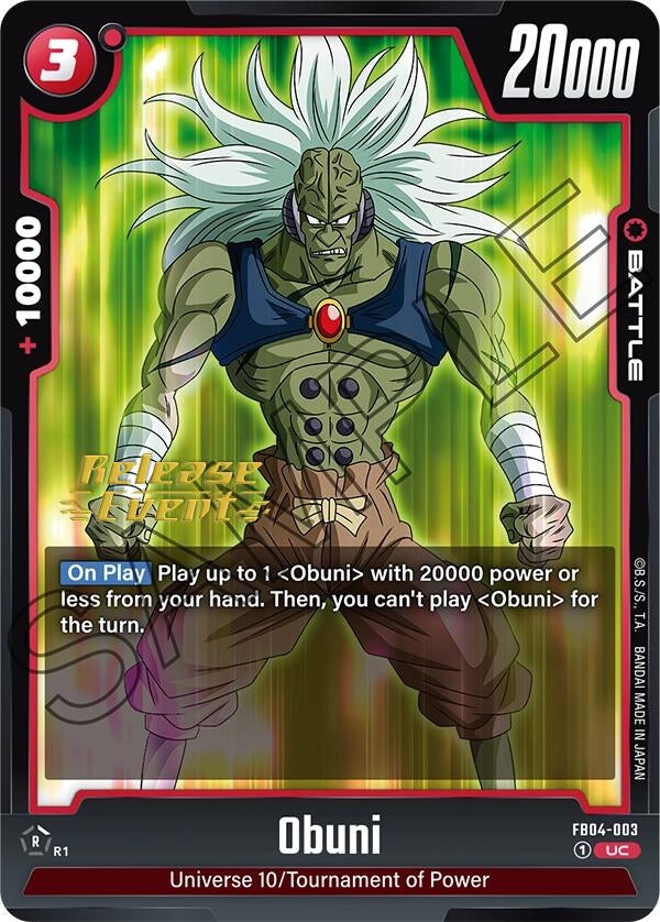 Image for Obuni (FB04-003) (FB04_PR) - Dragon Ball Super: Fusion World