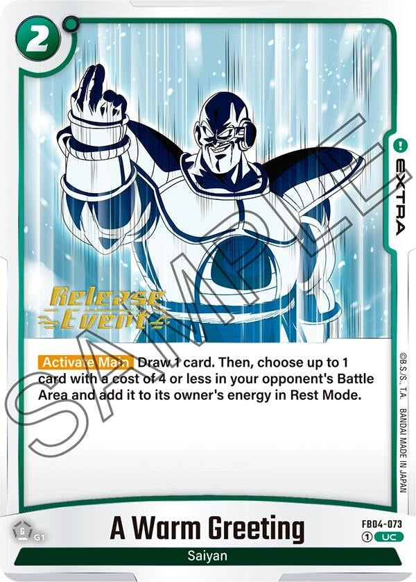 Image for A Warm Greeting (FB04-073) (FB04_PR) - Dragon Ball Super: Fusion World
