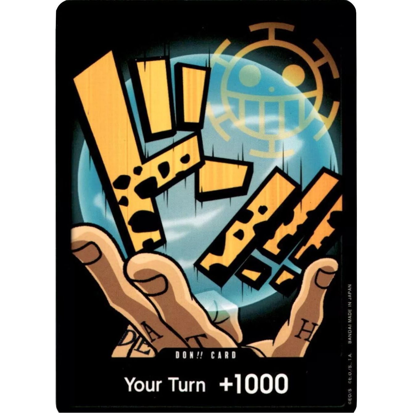 Image for DON!! Card (Trafalgar Law) (PRB-01) - One Piece Card Game