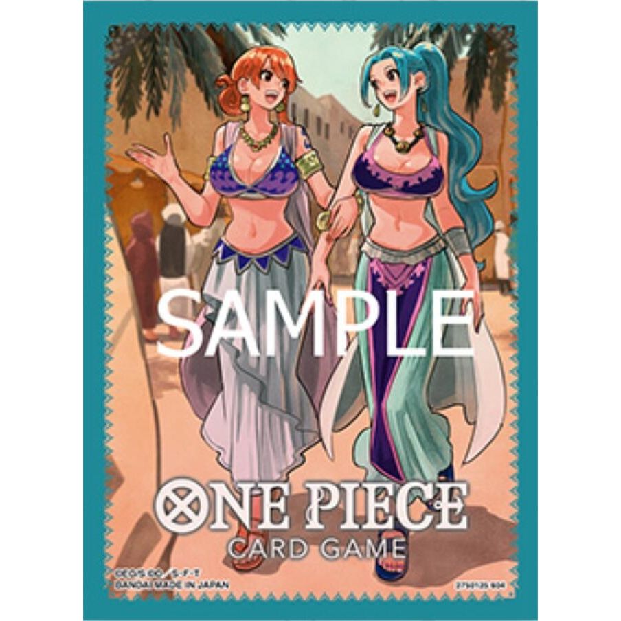 Image for One Piece Card Game Official Sleeves: TCG+ Store Edition Vol.1 - Nami and Vivi (70-Pack) - Card Sleeves