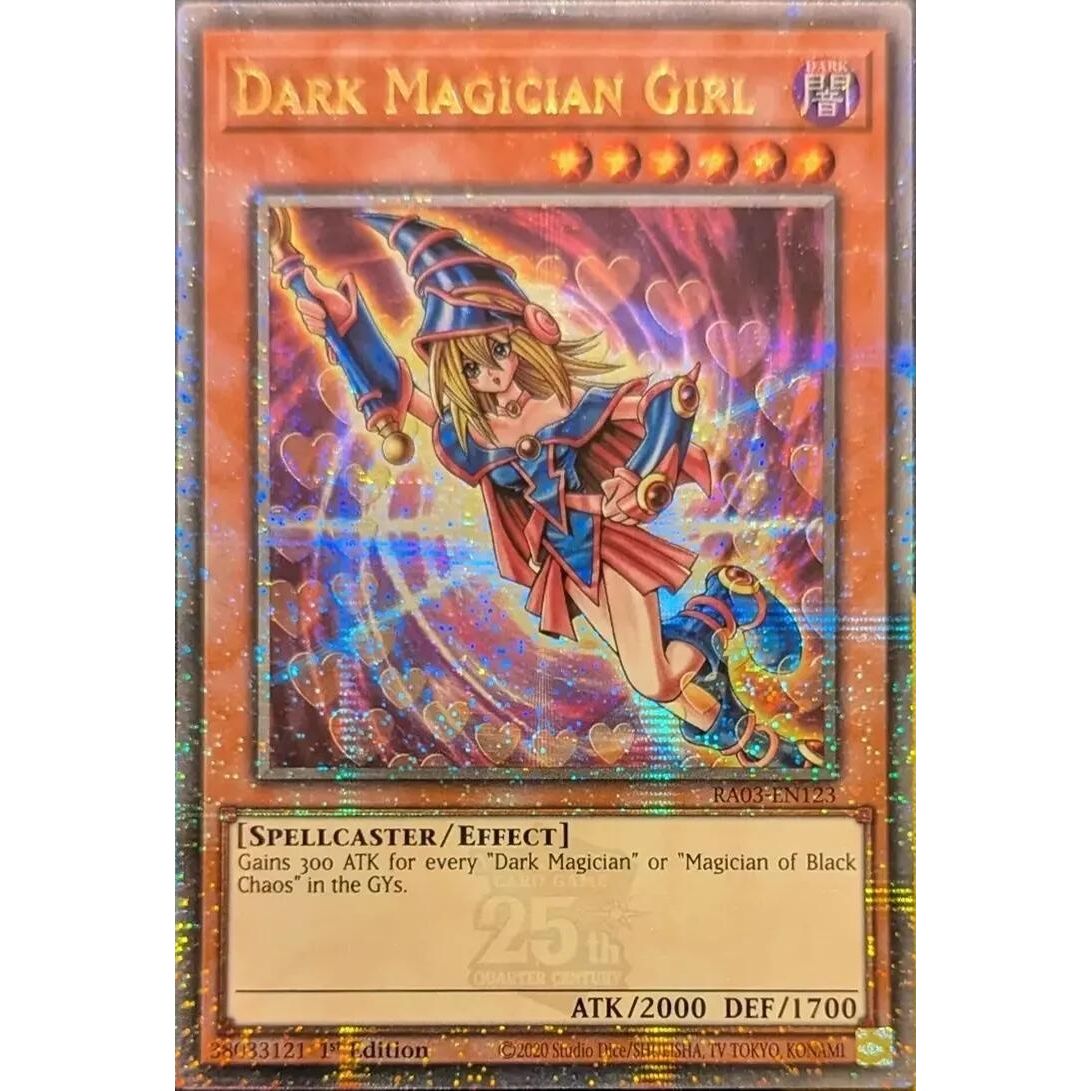 Image for Dark Magician Girl (Quarter Century Secret Rare) (C) (RA03-EN123) - YuGiOh