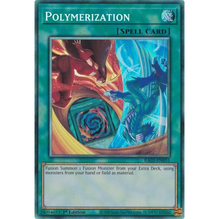 Image for Polymerization (B) (HERO Art) (PCR) (RA03-EN051) - YuGiOh