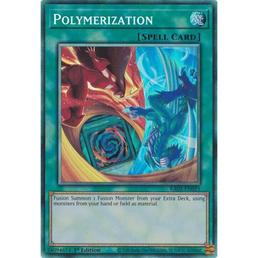 Image for Polymerization (B) (HERO Art) (PCR) (RA03-EN051) - YuGiOh
