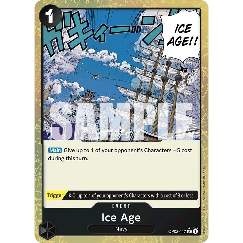 Image for Ice Age (Textured Foil) (OP02-117) (PRB-01) - One Piece Card Game