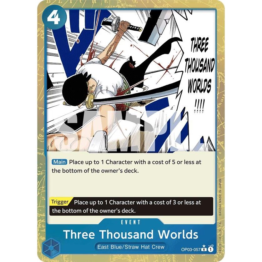 Image for Three Thousand Worlds (Textured Foil) (OP03-057) (PRB-01) - One Piece Card Game