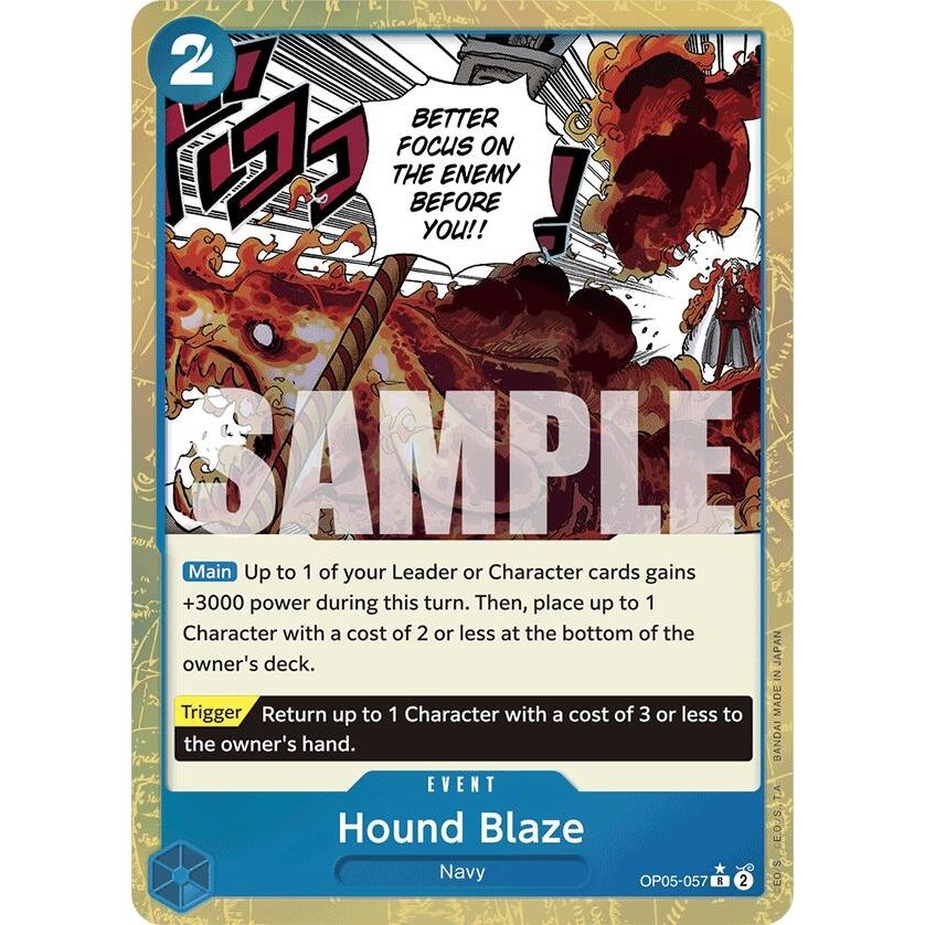 Image for Hound Blaze (Textured Foil) (OP05-057) (PRB-01) - One Piece Card Game