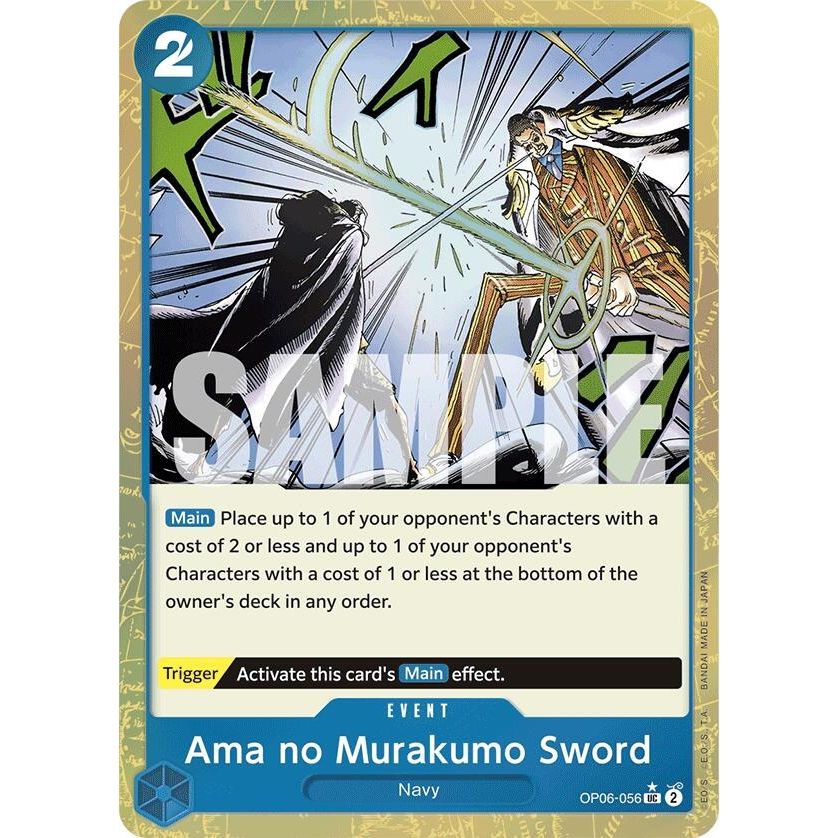 Image for Ama no Murakumo Sword (Textured Foil) (OP06-056) (PRB-01) - One Piece Card Game