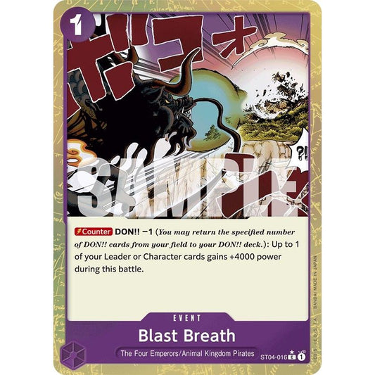 Image for Blast Breath (Textured Foil) (ST04-016) (PRB-01) - One Piece Card Game