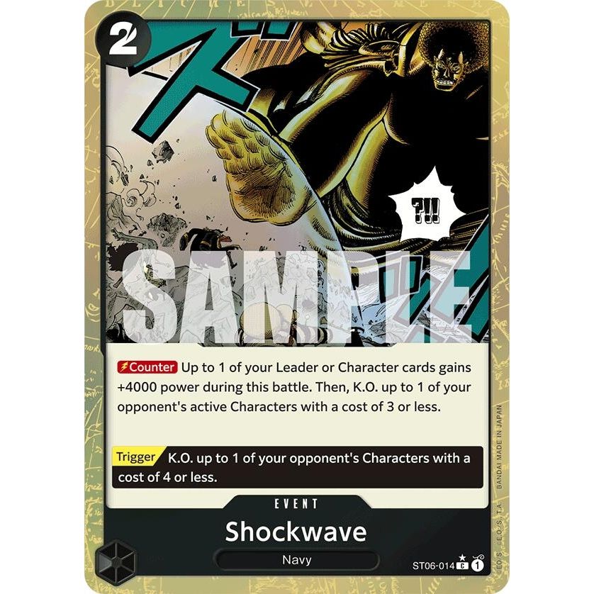 Image for Shockwave (Textured Foil) (ST06-014) (PRB-01) - One Piece Card Game