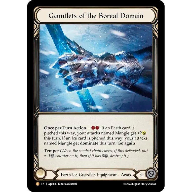 Image for Gauntlets of the Boreal Domain (AJV006) - Flesh and Blood TCG