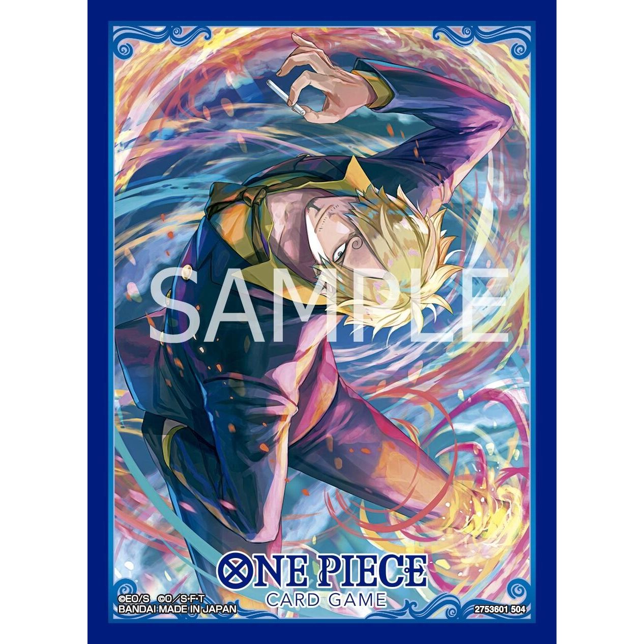 Image for One Piece Card Game Official Sleeves: Limited Edition Vol.2 - Sanji (70-Pack) - Card Sleeves