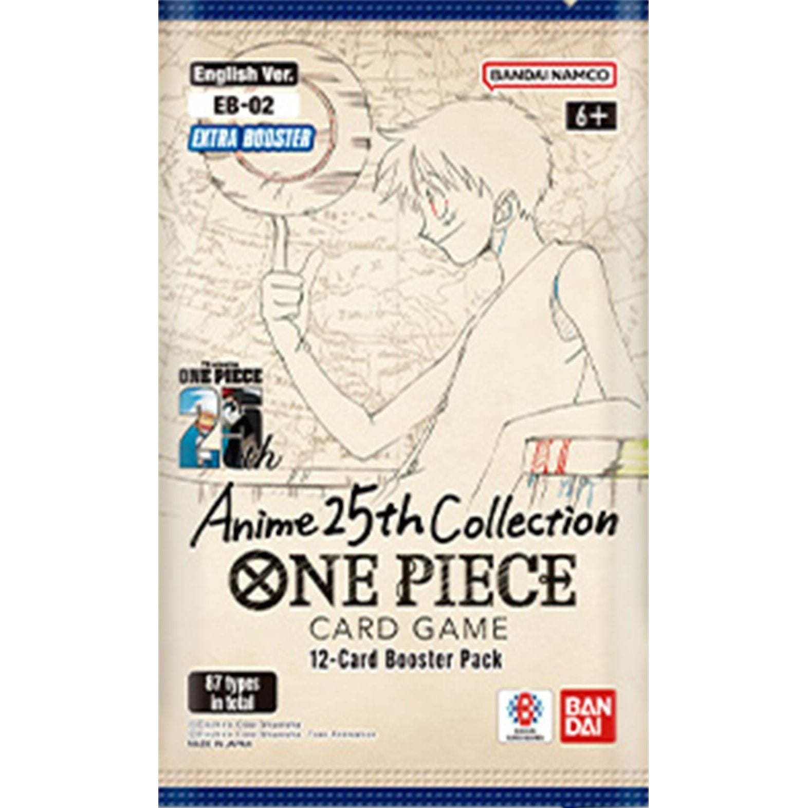 Image for Extra Booster: Anime 25th Collection Pack - One Piece Card Game