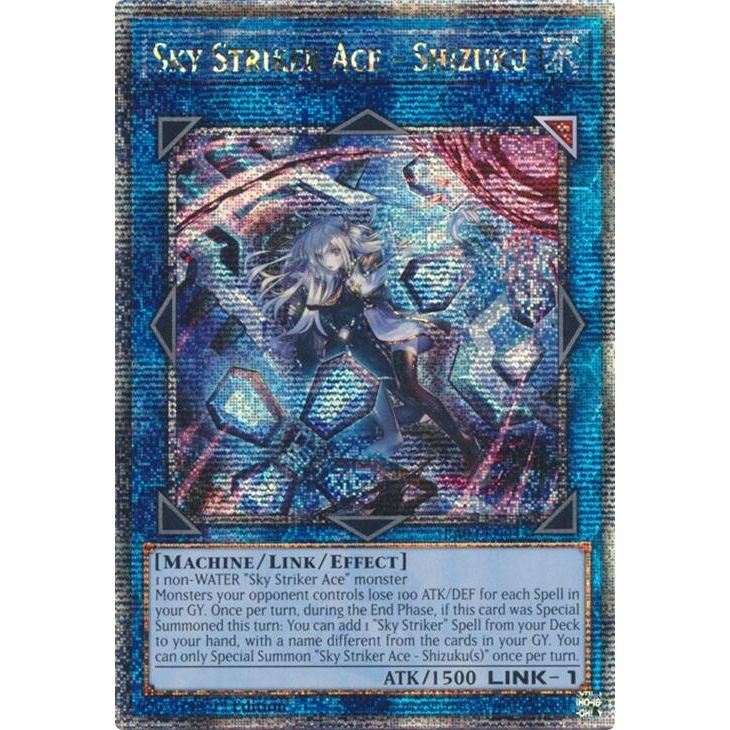 Image for Sky Striker Ace - Shizuku (Alternate Art) (Quarter Century Secret Rare) (RA03-EN043) - YuGiOh