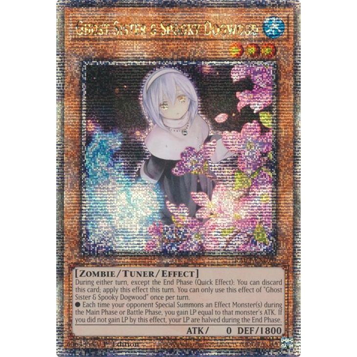 Image for Ghost Sister & Spooky Dogwood (Alternate Art) (Quarter Century Secret Rare) (RA03-EN020) - YuGiOh