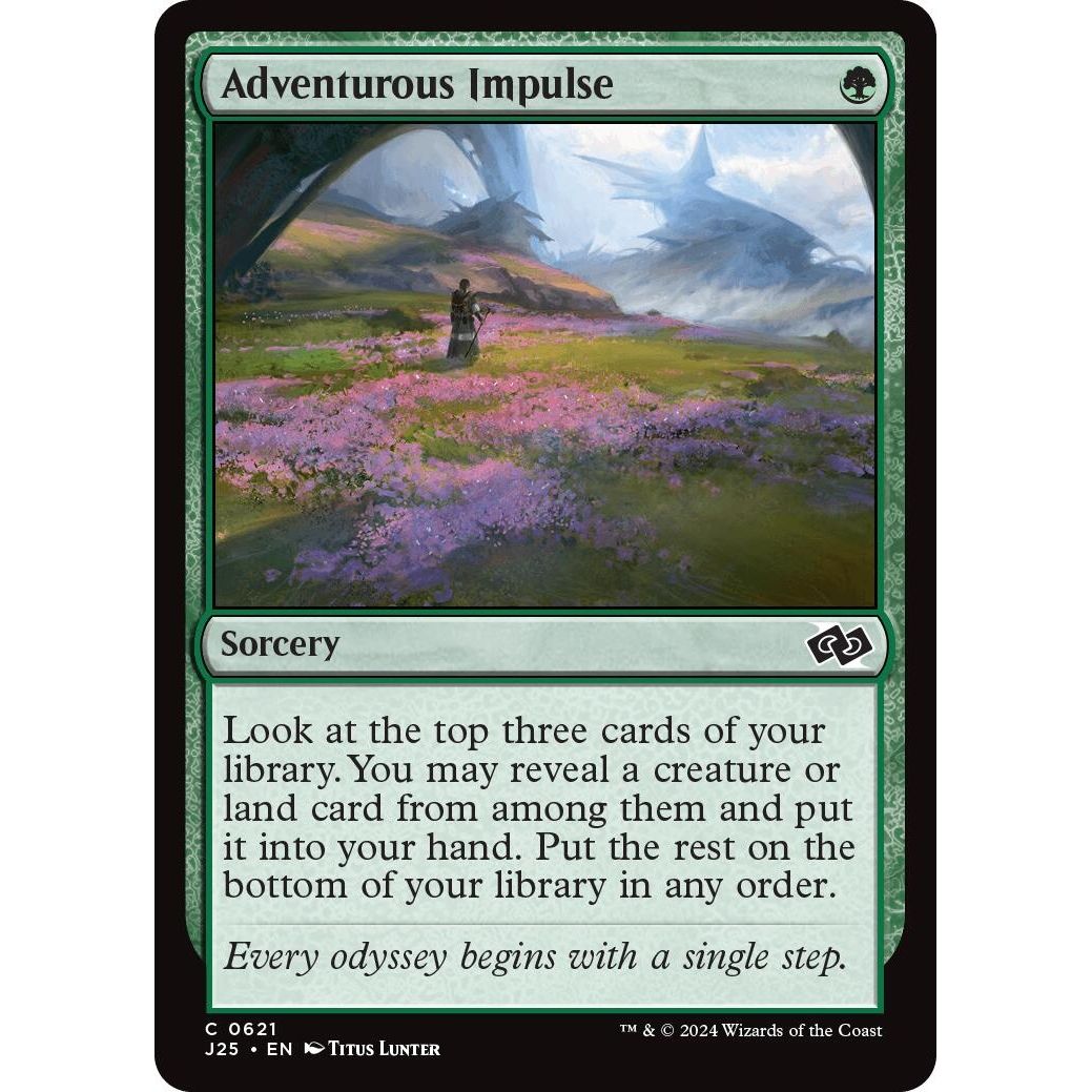 Image for Adventurous Impulse (621) (J25) - Magic: The Gathering