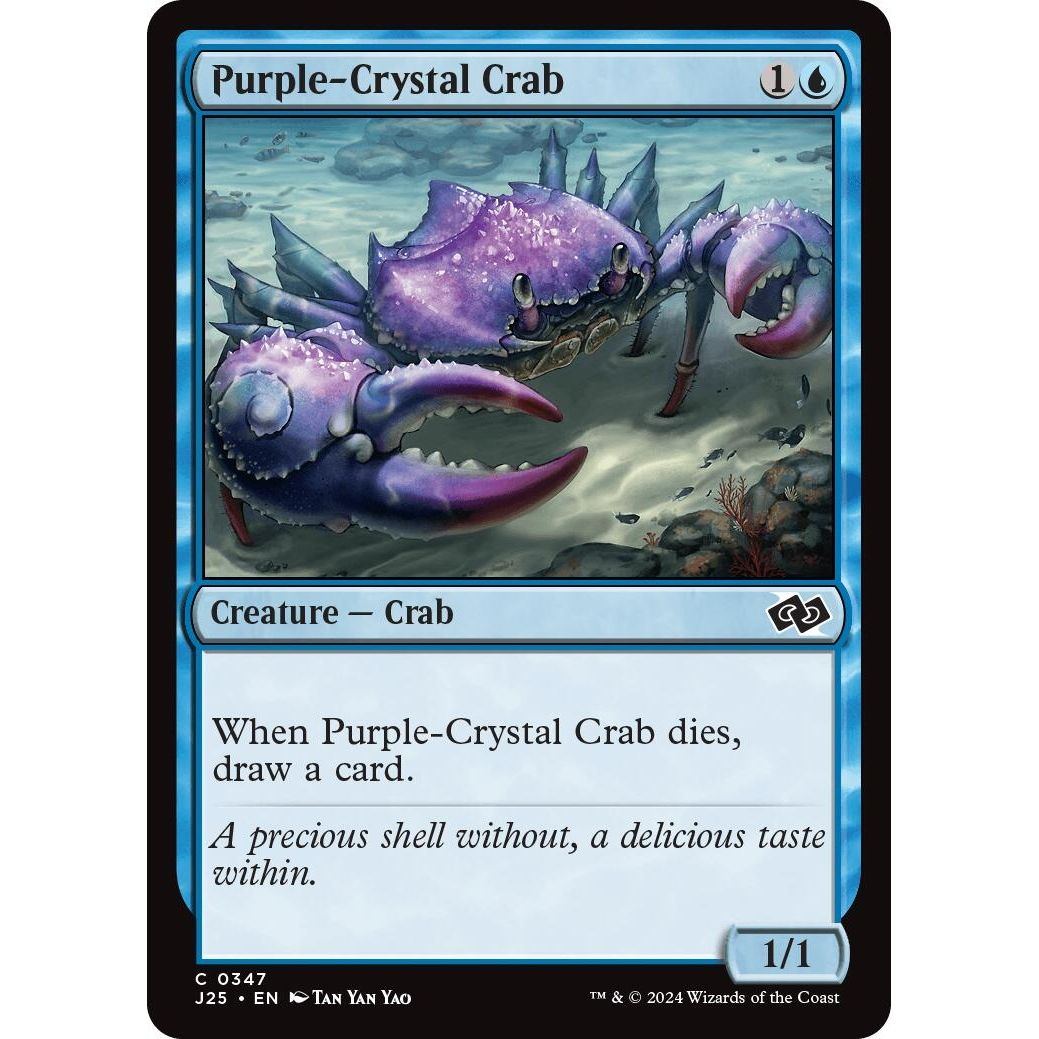 Image for Purple-Crystal Crab (347) (J25) - Magic: The Gathering